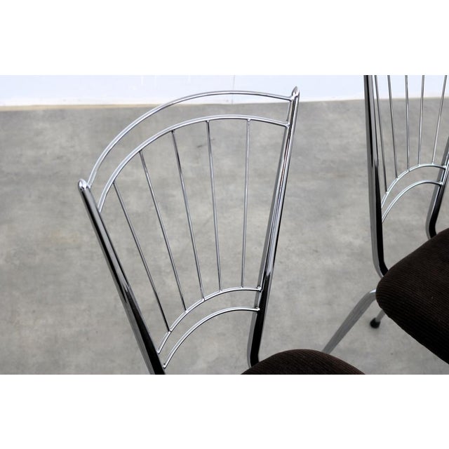 Metal Vintage Dining Chairs, 1960s, Set of 6 For Sale - Image 7 of 13
