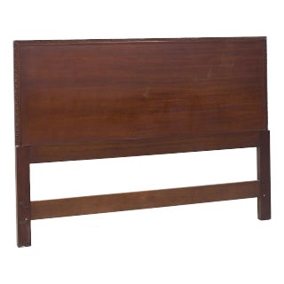 Frank Lloyd Wright for Heritage Henredon 'Taliesin' Mid Century Mahogany Full Headboard For Sale