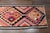1970s Vintage Turkish Handmade Wool Cotton Orange Runner Rug For Sale - Image 11 of 11