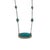 Natural Persian Turquoise Diamond Pendant Necklace 17" 14k G 13.27 TCW Certified For Sale - Image 4 of 18