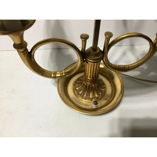 1970s 1970s French Bronze & Tole Lamp For Sale - Image 5 of 12