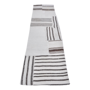 1950s Bohemian Anatolian Stripe Kilim Runner