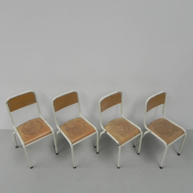 School Desk Chairs, Set of 4 For Sale - Image 4 of 18