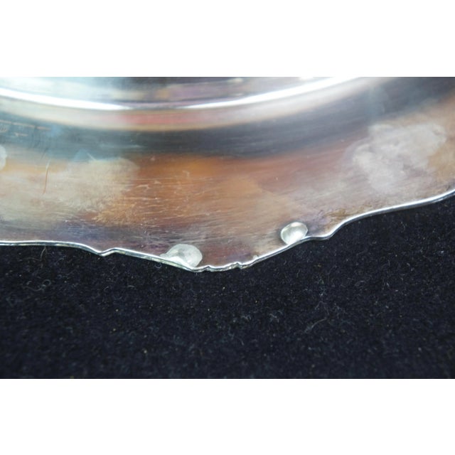 Early 20th Century Antique e.g. Webster & Son Silverplate Dutch Repousse Platter For Sale - Image 5 of 12