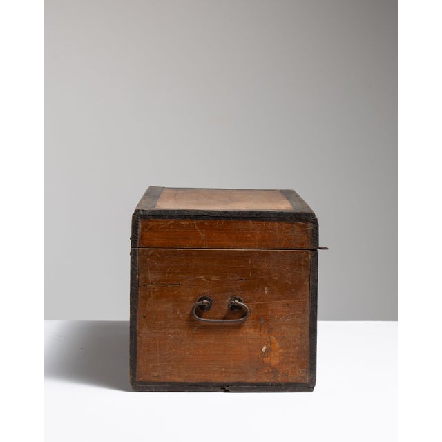 1900 - 1909 Belgium Chocolate Wood Box For Sale - Image 13 of 15