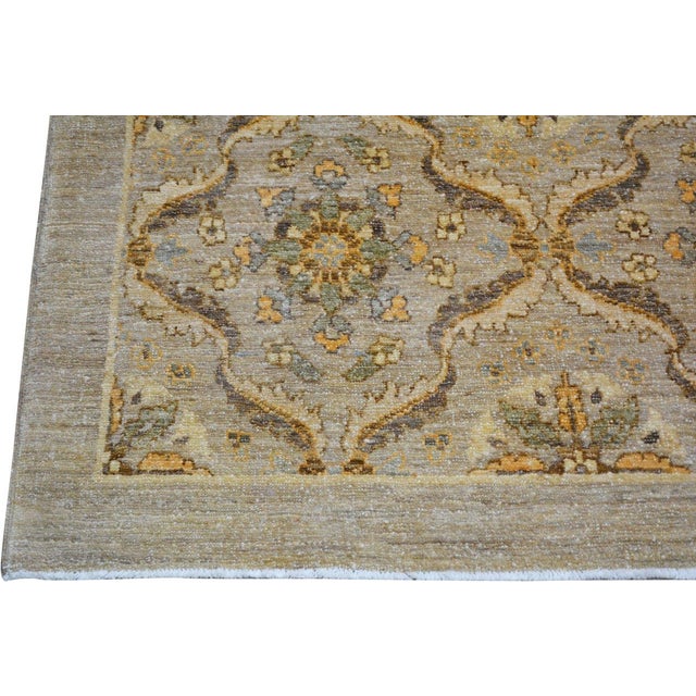 Vintage Knotted Wool Rug, 12'x14'9'' For Sale - Image 4 of 6
