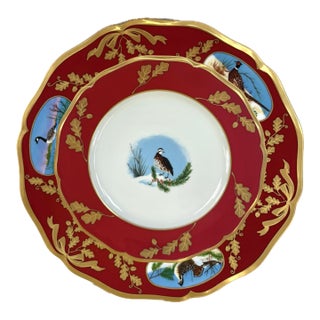 1990s Winter Game Birds Plates by Lynn Chase- Set of 2 For Sale