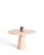 Inside out dining table by karen chekerdjian dimensions: ø top 120 x ø base 40 x 74 materials: rosa egiziano karen’s...