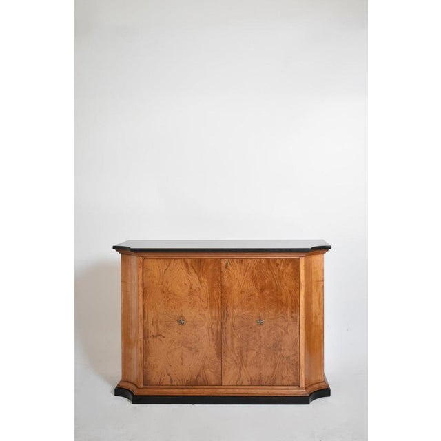 Walnut Veneer Sideboard, 1940s For Sale - Image 3 of 6