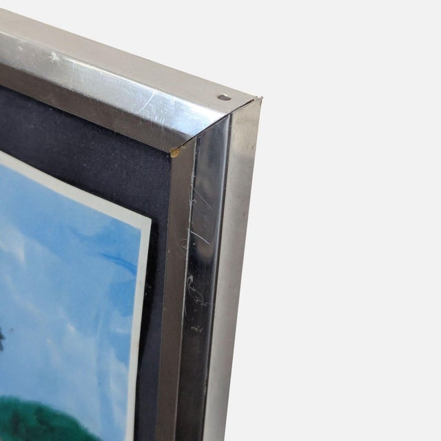 Contemporary Alma White Framed Painting - Three Friends in Nature (1999) For Sale - Image 3 of 6