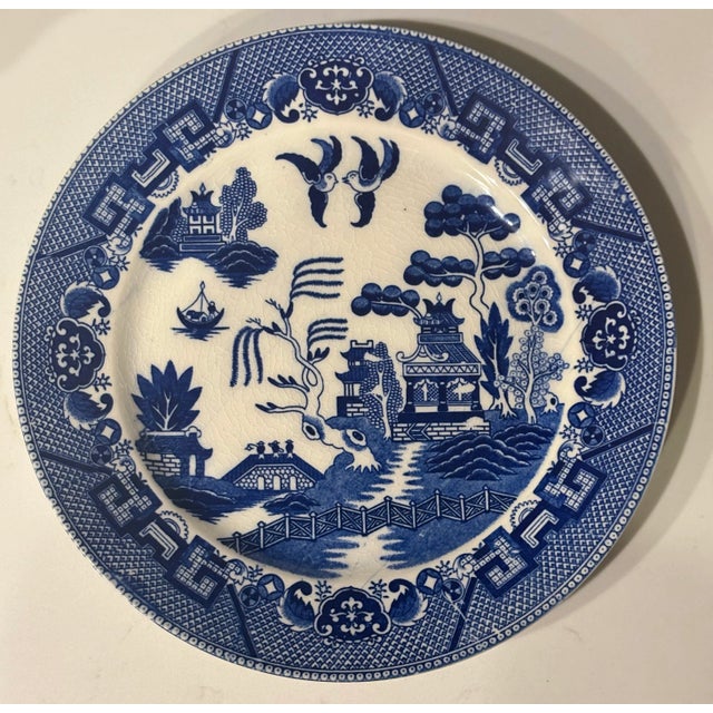 The traditional chinoiserie elements including Japanese fans, exotic florals, and the iconic Willow imagery as well as the...