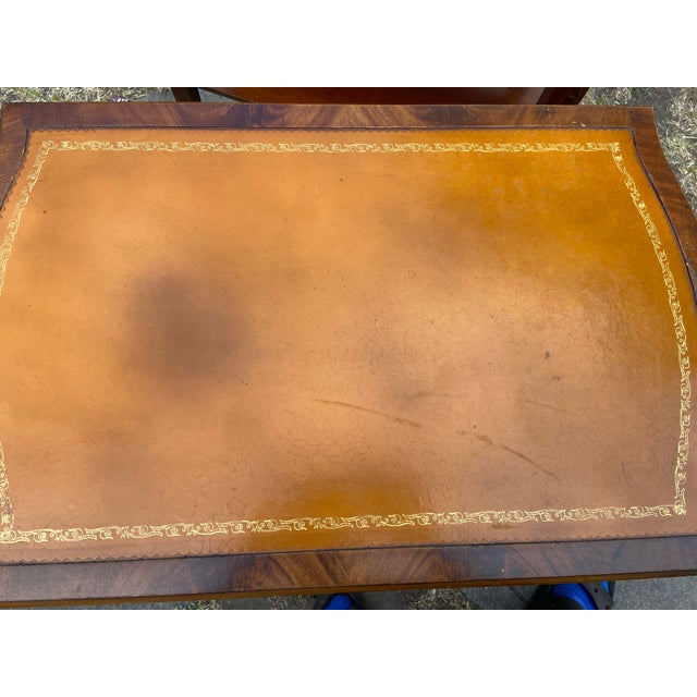 Chocolate Vintage Mid Century Modern Side End Table Set of 2 For Sale - Image 8 of 12