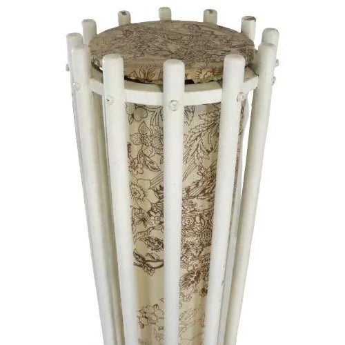 Wood Flower Floor Lamp For Sale - Image 7 of 14
