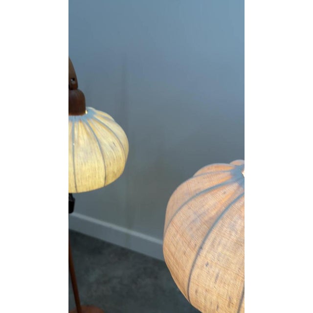 Vintage Danish Adjustable Teak Standing Lamp from Domus, 1970s For Sale - Image 15 of 16
