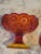 20th Century Le Smith Moon & Stars Amberina Compote Lidded Compote For Sale In San Francisco - Image 6 of 17