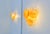 Glass Wall Sconces with Six Alabaster Gold Disks, 1990s, Set of 2 For Sale - Image 13 of 16