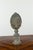 A French zinc pinecone fragment from the early 20th century, with acanthus leaves and tall circular base. Created in...