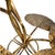 Brass Rhubarb Leaf Lamp by Tommaso Barbi, 1970s For Sale - Image 6 of 13