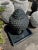 Cast Faux Stone Buddha Head Fountain For Sale - Image 4 of 6