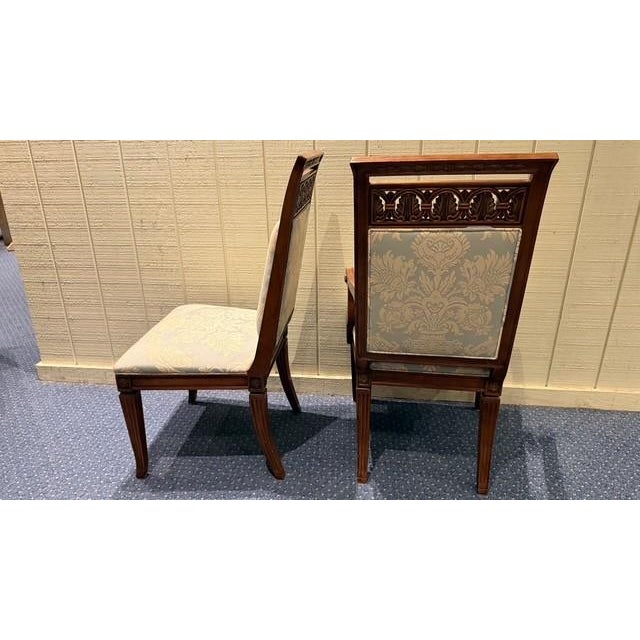 1990s Henredon Grand Provenance Collection Neoclassical Dining Chairs – Set of 8 For Sale In Boston - Image 6 of 18