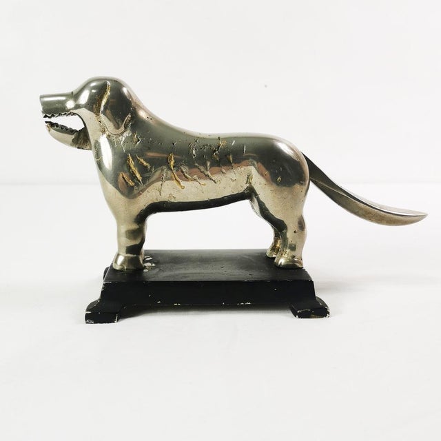 A nutcracker from Belgium, 1950s. It features a solid construction, a simple mechanism, and an Art Deco style. Made of...