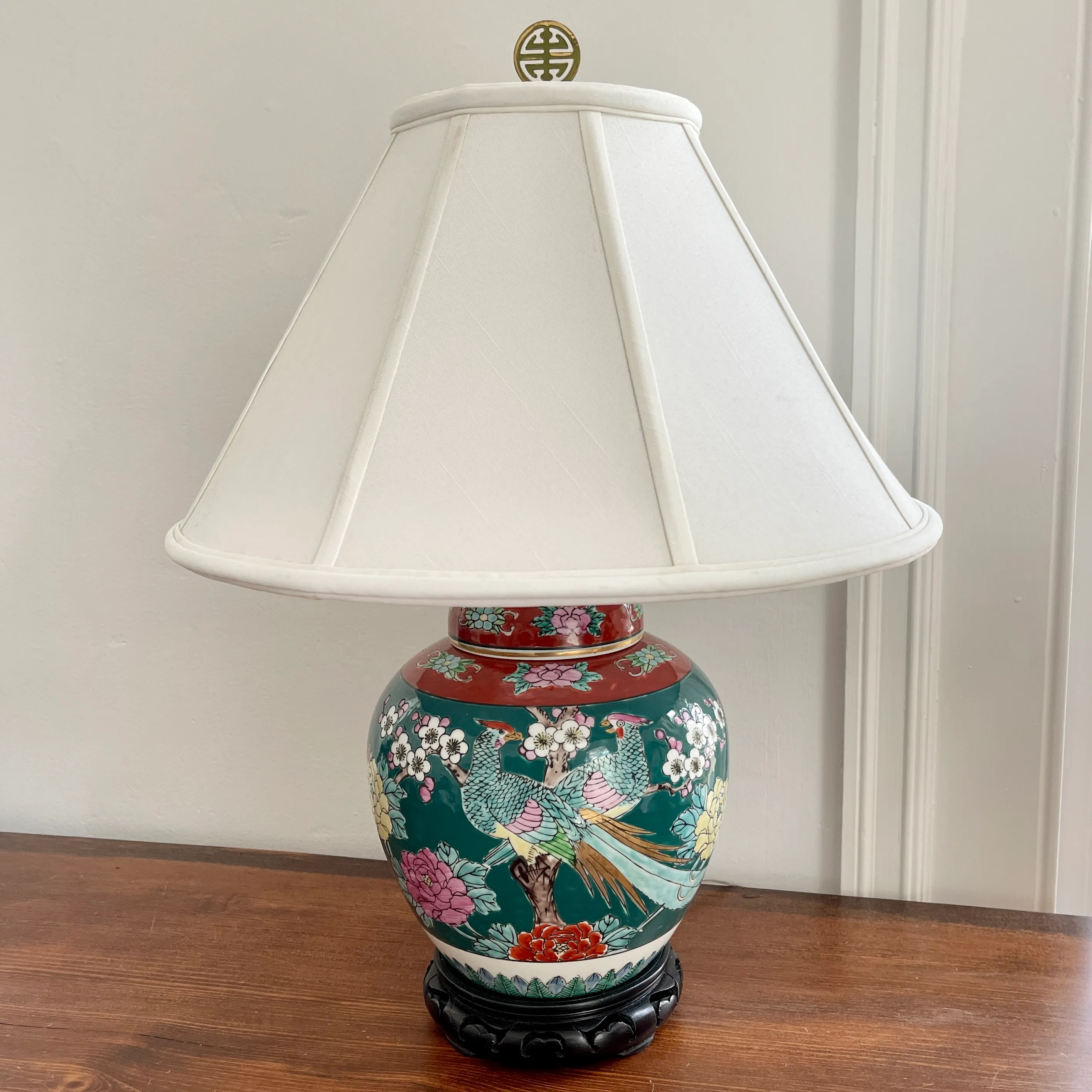 Vintage Imari Ginger Jar Table Lamp | Chairish