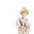 Porcelain - Pair of gallant figures - 19th century. European sculptures, in polychrome and gilded biscuit porcelain from...
