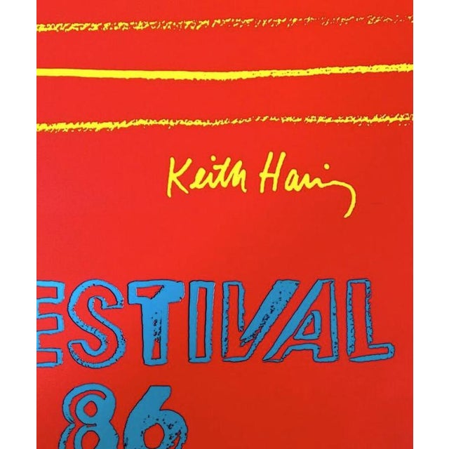 Montreux Jazz Festival Serigraph Poster after Keith Haring and Andy Warhol, 1986 For Sale - Image 5 of 7