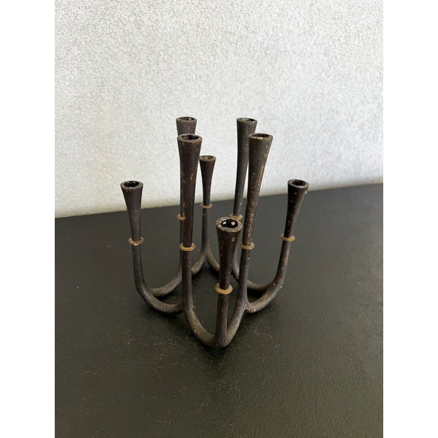 Mid-Century Modern Mid-Century Modern Candelabra by Jens Quistgaard for Dansk For Sale - Image 3 of 12