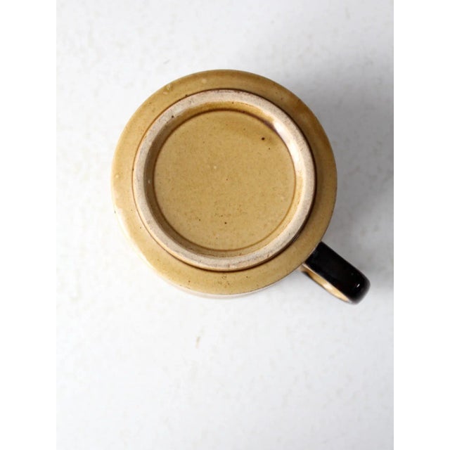 Vintage Floral Studio Pottery Mug For Sale - Image 9 of 10