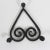 Vintage Wrought Iron Heart Shaped Trivet, Kettle Stand For Sale - Image 4 of 8