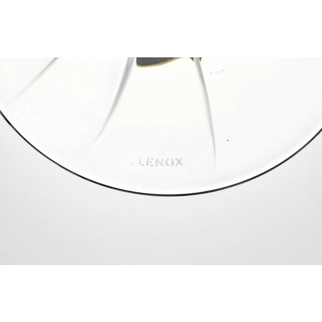 Glass Lenox “Debut (Gold)” Crystal Iced Tea Glasses - Set of 8 For Sale - Image 7 of 7