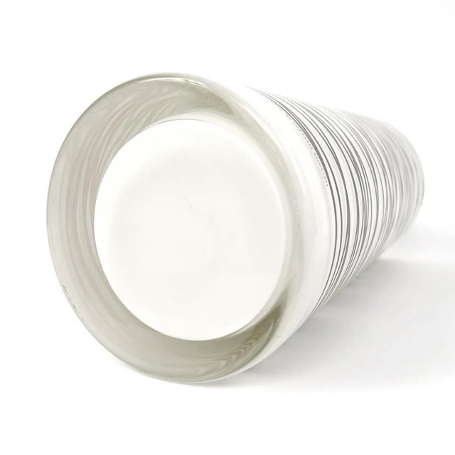 Black Postmodern Glass Vase by Marco Susani for HWC Egyptian / Sottsass Associati For Sale - Image 8 of 9