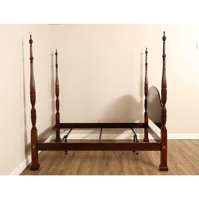 Henkel Harris Mahogany King Four Poster Bed Style 151 For Sale - Image 14 of 18