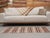 1970s Vintage Handmade Wool Cotton Red Beige Runner Rug For Sale - Image 4 of 11
