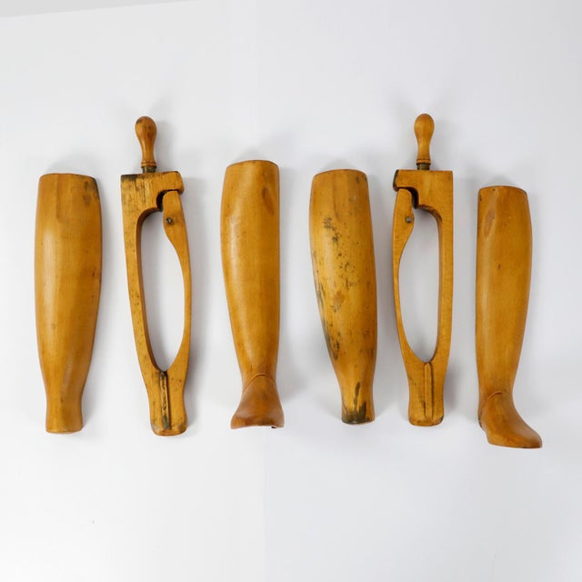 Industrial 1960s Boots Lasts - A Pair For Sale - Image 3 of 5