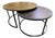 Crate and Barrel "Duke" Nesting Coffee Table For Sale