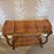 Vintage Rattan and Bamboo Console Table With Curved Legs For Sale - Image 4 of 10