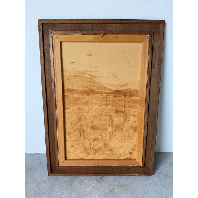 1970s Dhley Impressionist Horses Landscape Oil on Canvas Painting For Sale - Image 12 of 12