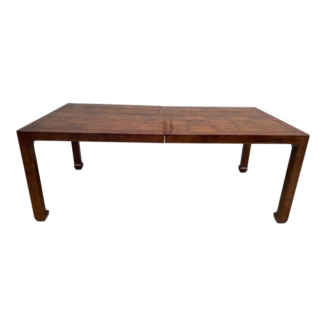 Late 20th Century Henredon Ming Style Mahogany Dining Table Chairish