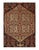 Pasargard DC Rust Color Antique Bidjar Rug For Sale - Image 4 of 4