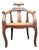 Antique Barbers Chair with Adjustable Headrest, 1900s For Sale