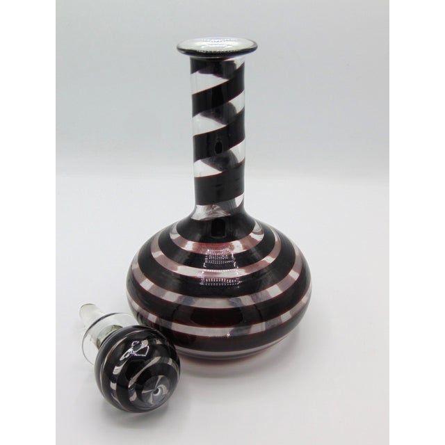 Spiral Bottle from Venini, 1960s For Sale - Image 3 of 5