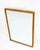 Wood Danish Mid Century Modern Sleek Frame Rectangle Wall Mirror For Sale - Image 7 of 9