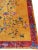 1920s Canary Yellow Floral Sprays Antique Chinese Art Deco Carpet 6'2" X 8'8" Knotted Wool Rug For Sale - Image 4 of 9