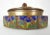 Metal Early 20th Century Chinese Brass Enameled Box With Turquoise Blue Interior For Sale - Image 7 of 12