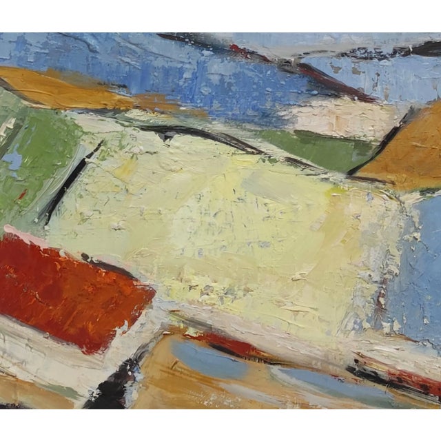 Fields in Summer, Oil on Canvas Landscape by Sophie Dumont For Sale - Image 9 of 10