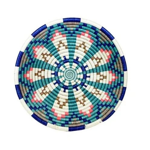 african-rwanda-woven-sweetgrass-and-sisal-wall-hanging-basket-chairish