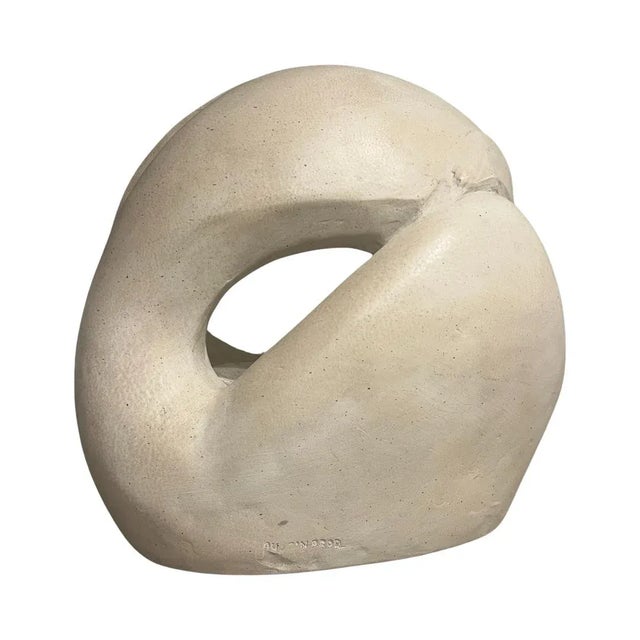 Postmodern Vintage 1980s Postmodern David Fisher Austin Productions Madonna and Child Ceramic Sculpture For Sale - Image 3 of 9