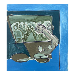 1960s Larry Connatser Modern Painting